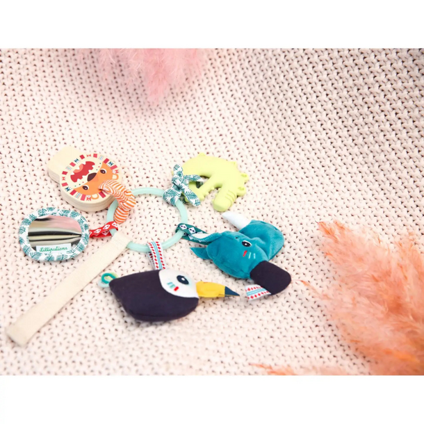 Janod Janod: Sensory Keychain - Jungle