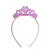 Lilies & Roses Acrylic Headband: Crown - Pink