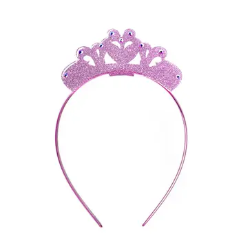 Lilies & Roses Acrylic Headband: Crown - Pink