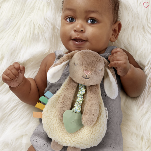 Itzy Ritzy Itzy Ritzy: Lovey Plush Bunny (Taupe)