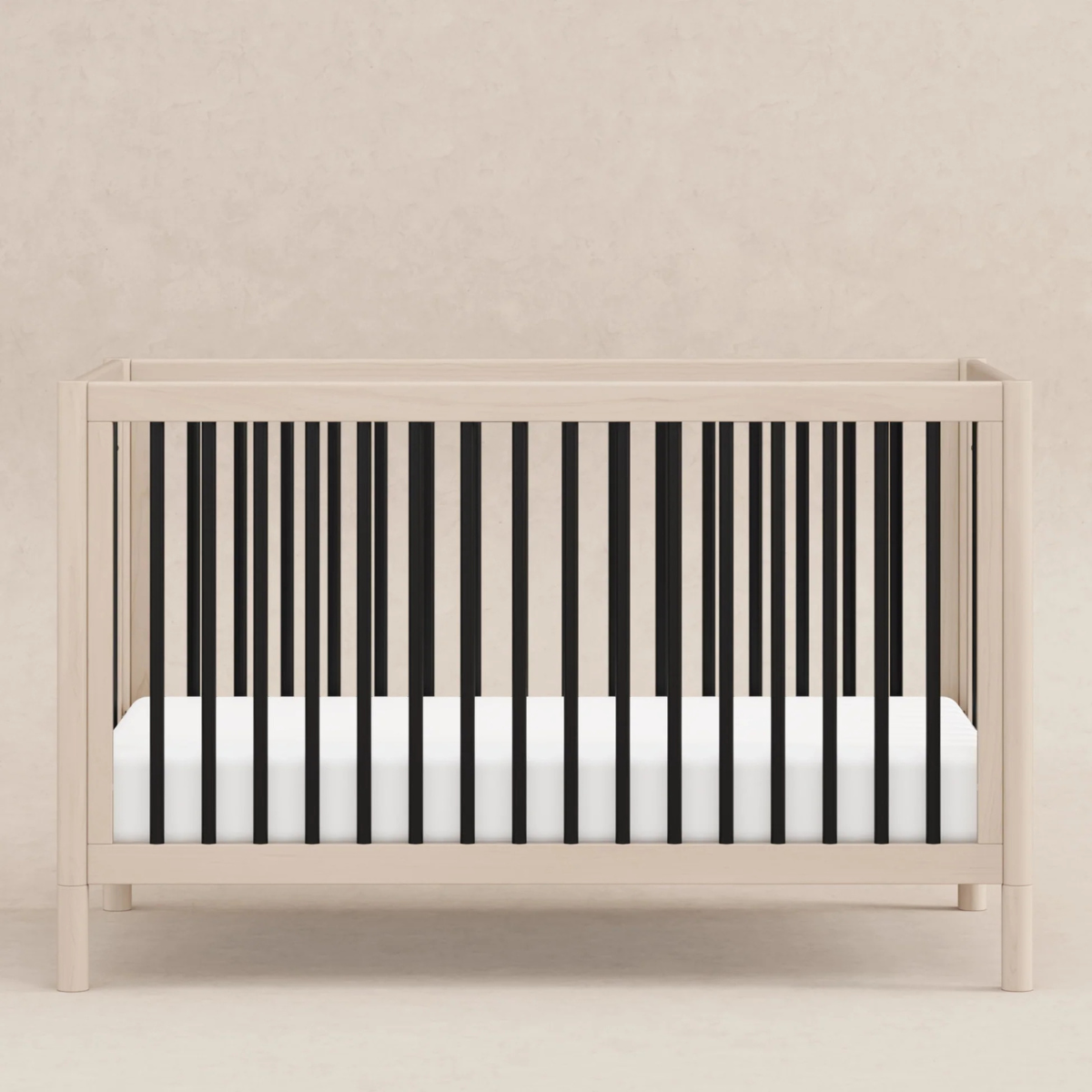 Babyletto: Gelato 4-in-1 Convertible Crib- Washed Natural/Black - Nest ...