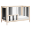 Babyletto Babyletto: Gelato 4-in-1 Convertible Crib-  Washed Natural/Black