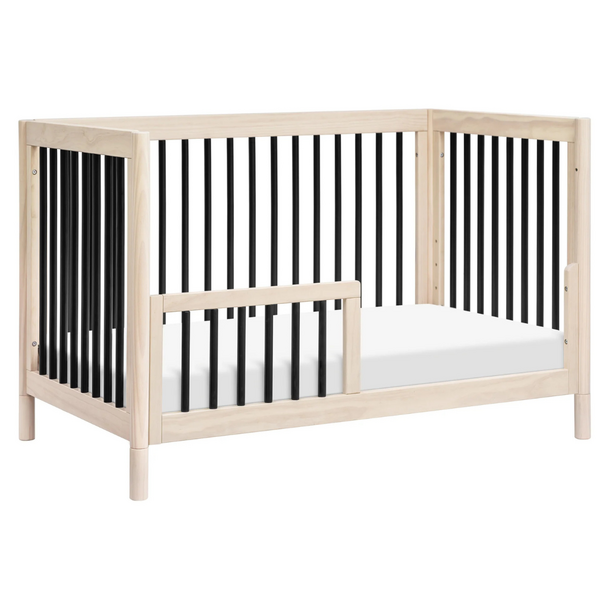 Babyletto Babyletto: Gelato 4-in-1 Convertible Crib-  Washed Natural/Black