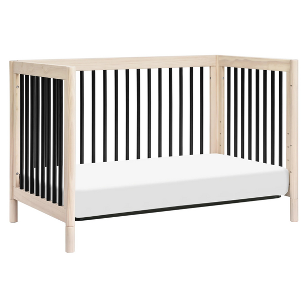 Babyletto Babyletto: Gelato 4-in-1 Convertible Crib-  Washed Natural/Black
