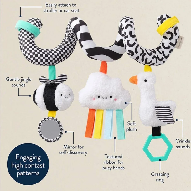 Itzy Ritzy Spiral Car Seat Activity Toy