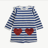Magnificient Baby Magnetic Me: Ruffle Dress L/S Heart Pocket