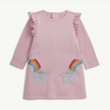 Magnificient Baby Magnetic Me: Ruffle Dress L/S Star Pocket