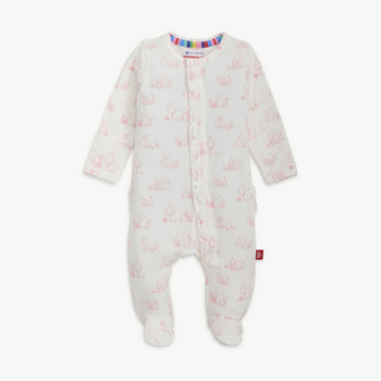 Magnificient Baby Magnetic Me: Footie w/Ruffle - Sweeter Than Hunny