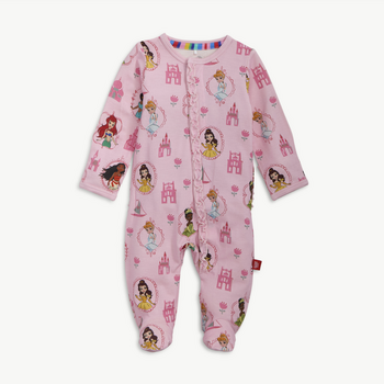 Magnificient Baby Magnetic Me: Footie w/Ruffle - Princess Royal Radiance