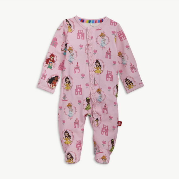 Magnificient Baby Magnetic Me: Footie w/Ruffle - Princess Royal Radiance