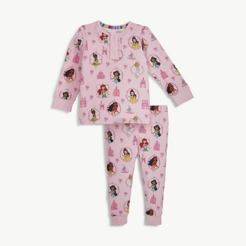 Magnificient Baby Magnetic Me: L/S PJ Set w/Ruffle Toddler - Princess Royal Radiance