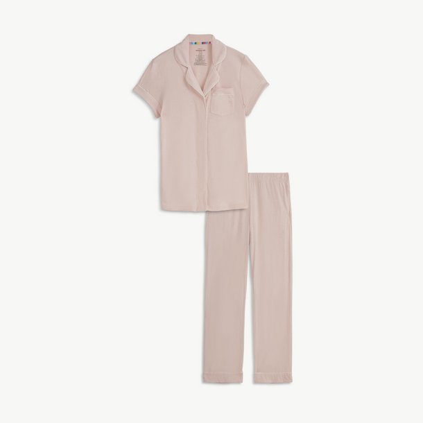 Magnificient Baby Magnetic Me: Women's SS/Long Pants Pj's - Blush Pink