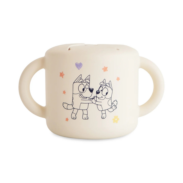 Mushie Mushie: Snack Cup (Silicone)- Bluey