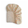 Mushie Mushie: Extra Soft Muslin MINI Crib Sheet - Pastel Blooms