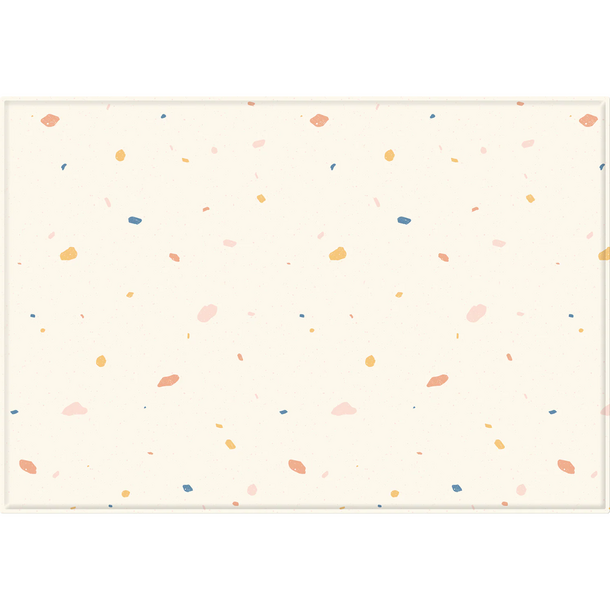 Parklon Parklon: Double Sided Floor Mat - Jelly Terrazzo/Sand Beige (Large)