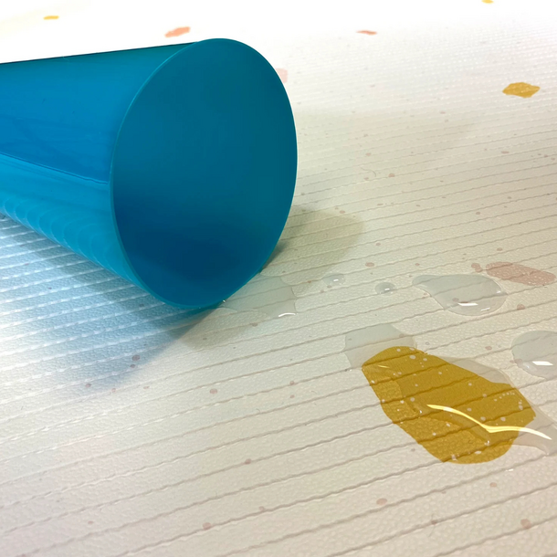 Parklon Parklon: Double Sided Floor Mat - Jelly Terrazzo/Sage Beige (XL)