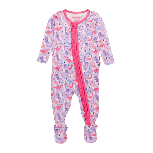 Rufflebutts Rufflebutts: Footie - Sweetie-Saurus