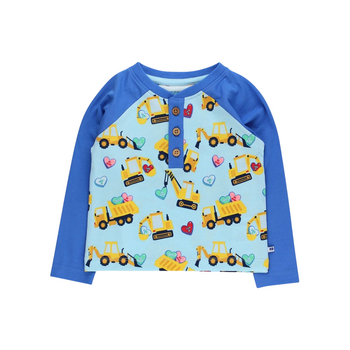 Rufflebutts Rufflebutts: LS Henley Tee - Loads of Love