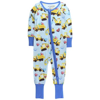 Rufflebutts Rufflebutts: Convertible Footie - Loads of Love