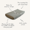Mushie Mushie: Extra Soft Muslin Change Pad Cover/Bassinet Sheet - Roman Green