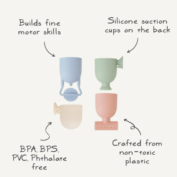 Mushie Mushie: Pour and Play Bath Set