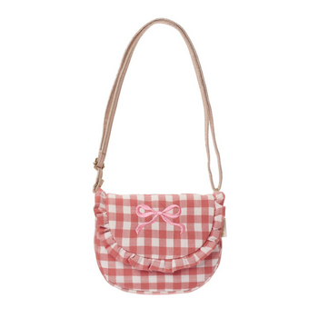 Rockahula Kids (Faire) Rockahula: Gingham Ruffle Bow Bag