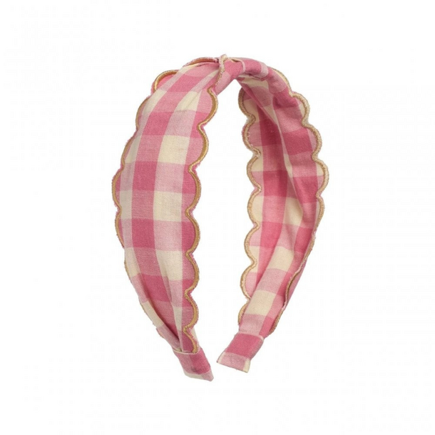 Rockahula Kids Rockahula: Scalloped Gingham Headband