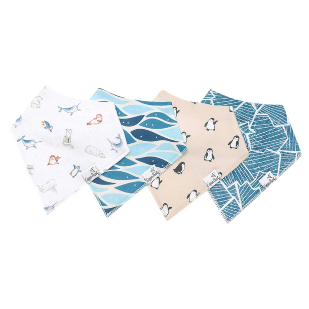 Copper Pearl Copper Pearl: Bandana Bib 4pk - Arctic Wonder
