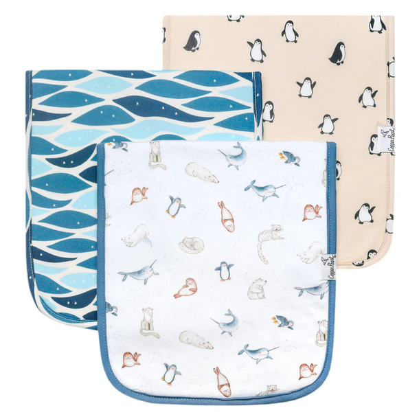 Copper Pearl Copper Pearl: Burp Cloth 3pk - Arctic Wonder