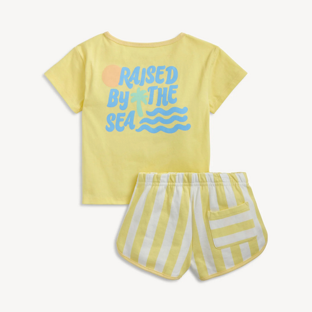 Magnificient Baby Magnetic Me: SS Tee & Short Set - By The Sea