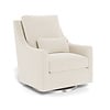 Monte Monte: Vera Glider - Fabric Upholstery, WALNUT/MAPLE/SWIVEL metal base