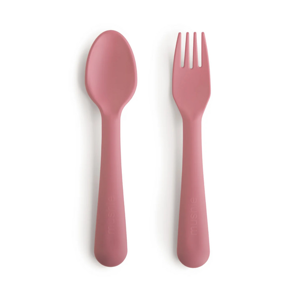 Mushie Mushie: Fork & Spoon Set-