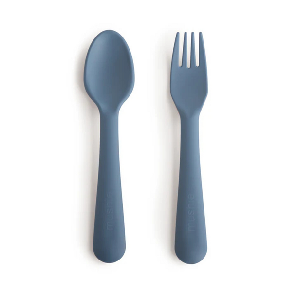 Mushie Mushie: Fork & Spoon Set-