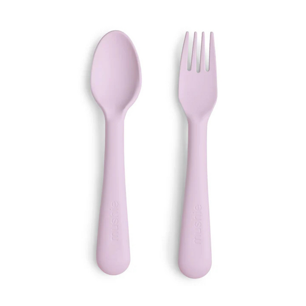 Mushie Mushie: Fork & Spoon Set-