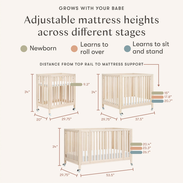 Million Dollar Baby MDB: Rolli 9 in 1 Convertible All-Stages® Crib -