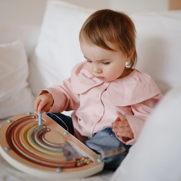 Mushie Mushie: Wooden Rainbow Maze