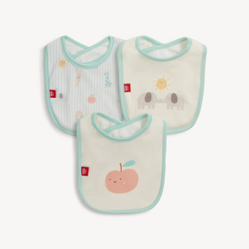 Magnificient Baby Magnetic Me: Bib 3 pk- Lullaby Blue Sky
