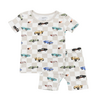 Kyte Clothing Kyte: Short Sleeve Toddler PJ - Fast & Fierce