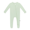 Kyte Clothing Kyte: Zipper Footie - Basil