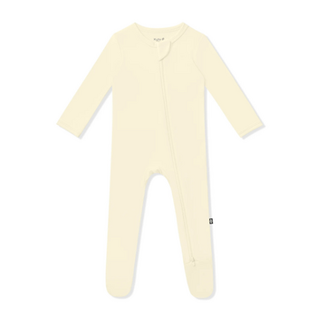 Kyte Clothing Kyte: Zipper Footie - Chamomile