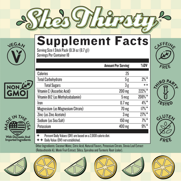 Legendairy Milk Legendairy Milk: Coconut Water Electrolyte Mix - Lemon-Lime