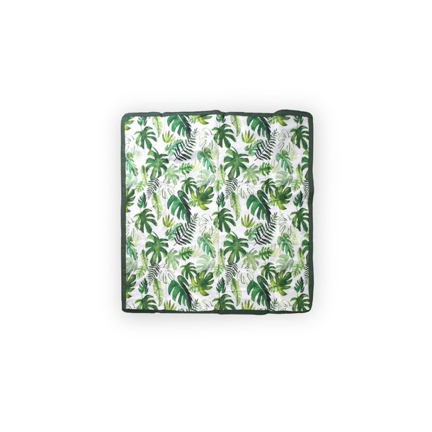 Little Unicorn Little Unicorn: Outdoor Blanket (5'x5') - Tropical Leaf