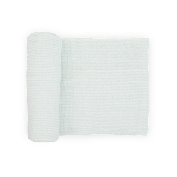 Little Unicorn Little Unicorn: Cotton Muslin Swaddle - Pale Pinstripe