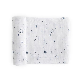 Little Unicorn Little Unicorn: Cotton Muslin Swaddle - Shooting Stars