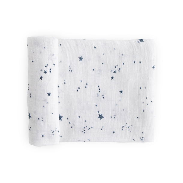 Little Unicorn Little Unicorn: Cotton Muslin Swaddle - Shooting Stars