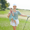 Kyte Clothing Kyte: Polo Bodysuit Dress - Golf