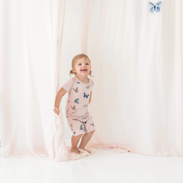 Kyte Clothing Kyte: Shortall - Blush Butterfly