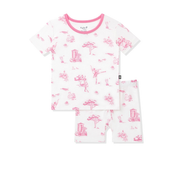 Kyte Clothing Kyte: Short Sleeve Toddler PJ - Toile Ballet