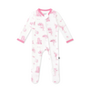 Kyte Clothing Kyte: Zipper Footie - Toile Ballet