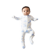 Kyte Clothing Kyte: Zipper Footie - Toile Safari